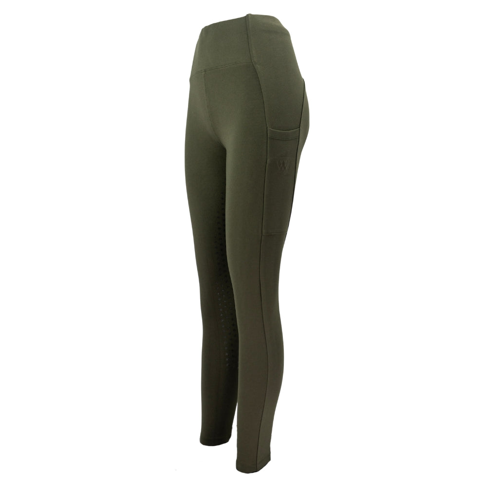 Woof Wear Winter Riding Tights Olive