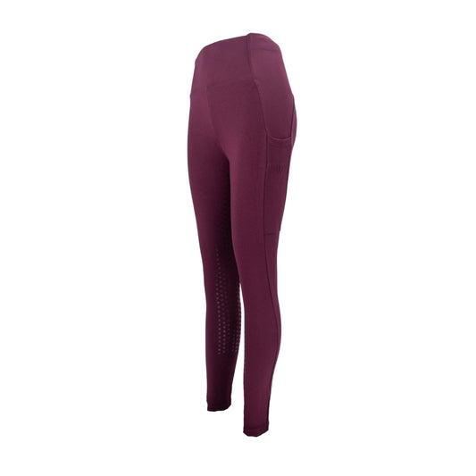 Woof Wear Winter Riding Tights Plum