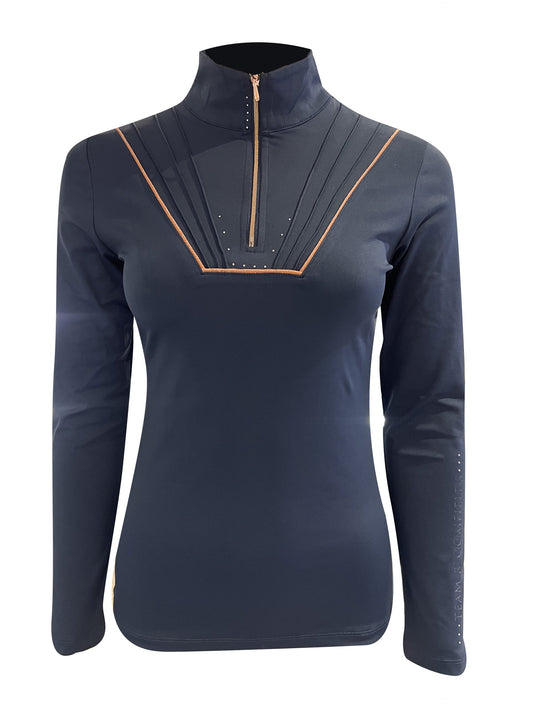 BLOOMFIELDS PLEATED BASE LAYER NAVY