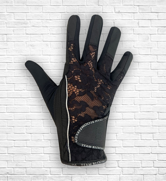 BLOOMFIELDS LACE GLOVES BLACK