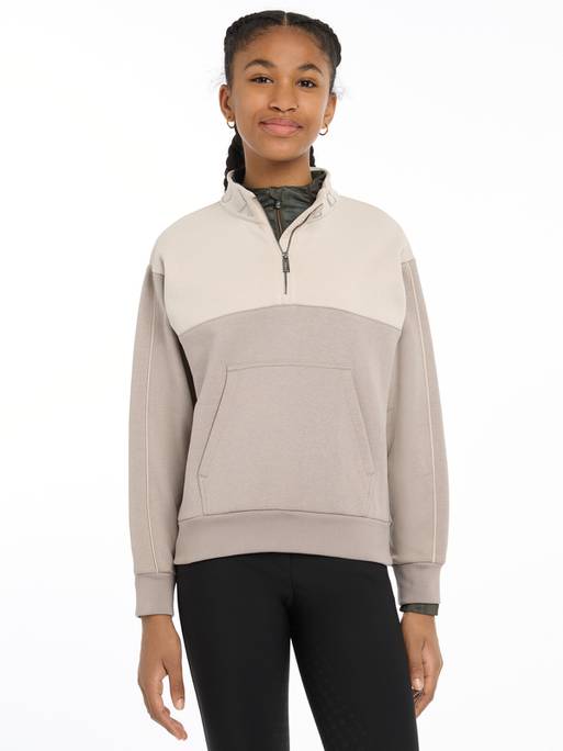 Lemieux Young Rider Kate Quarter Zip Stone