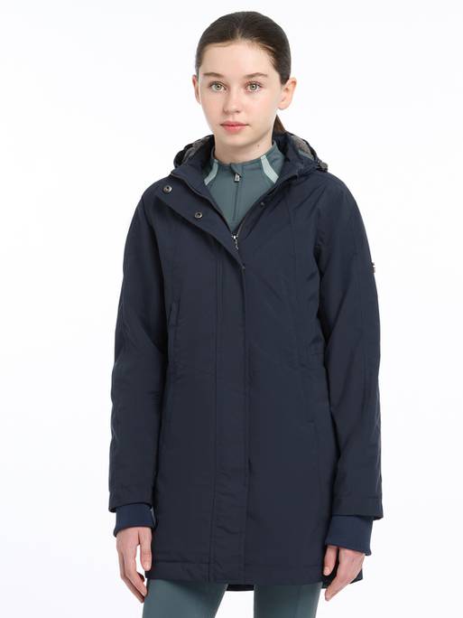 Lemieux Young Rider Skye Waterproof Coat Navy