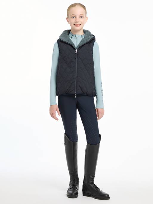 Lemieux Young Rider Eloise Reversible Gilet Petrol